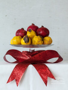Christmas Quince and Pomegranate