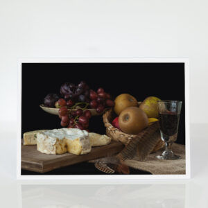 Still Life iwth Suffolk Cheeses card