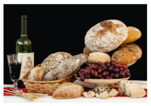 Still Life with Bread and Wine