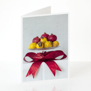 Pommegranates and Quinces with Love card